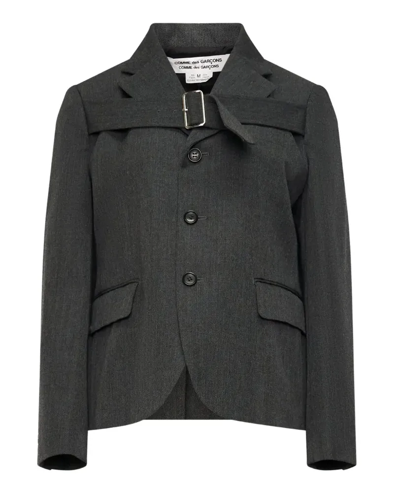 Comme des Garçons Blazer mit Schnallenkragen - Grau Grau