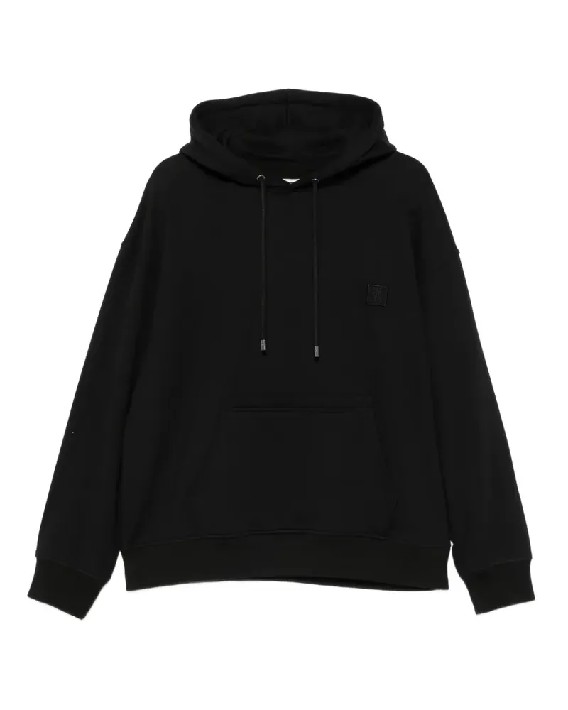 Wooyoungmi Hoodie mit Blumenprint - Schwarz Schwarz