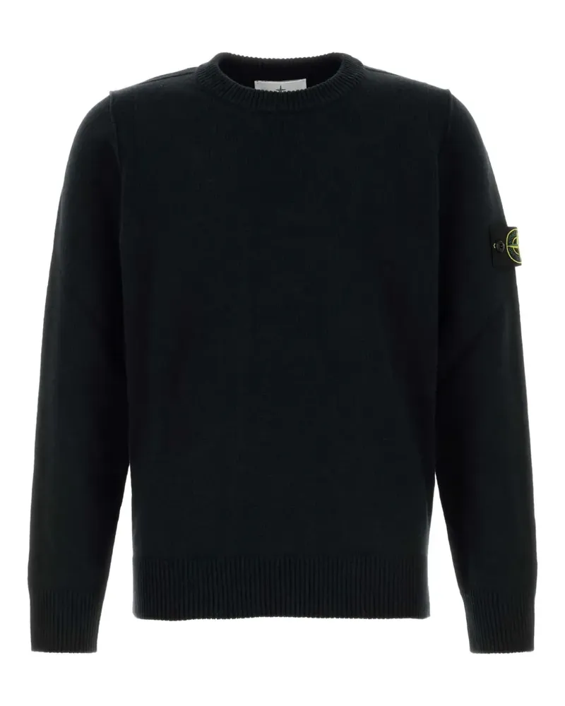 Stone Island 5100072 Pullover mit rundem Ausschnitt - Schwarz Schwarz