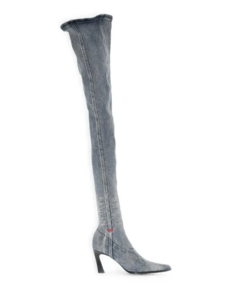 Diesel pointed-toe D-ALLAS boots - Blau Blau