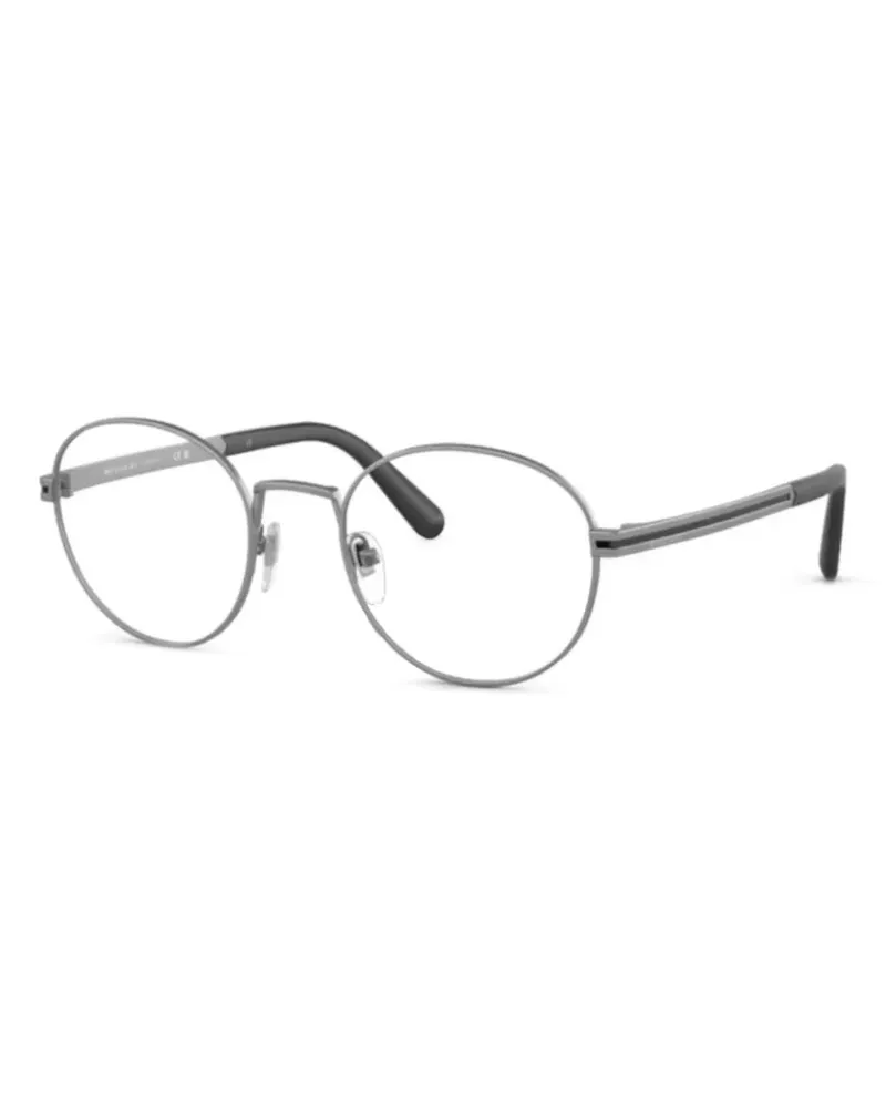 Bulgari Brille mit rundem Gestell - Silber Silber
