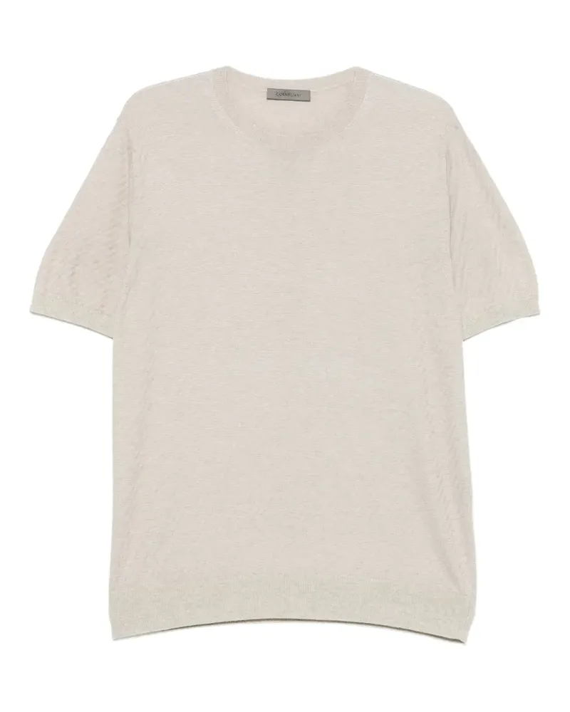 Corneliani T-Shirt mit rundem Ausschnitt - Grau Grau