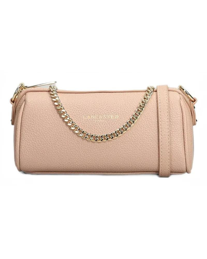 Lancaster Milano Ana grained leather chain-link mini bag - Nude Nude