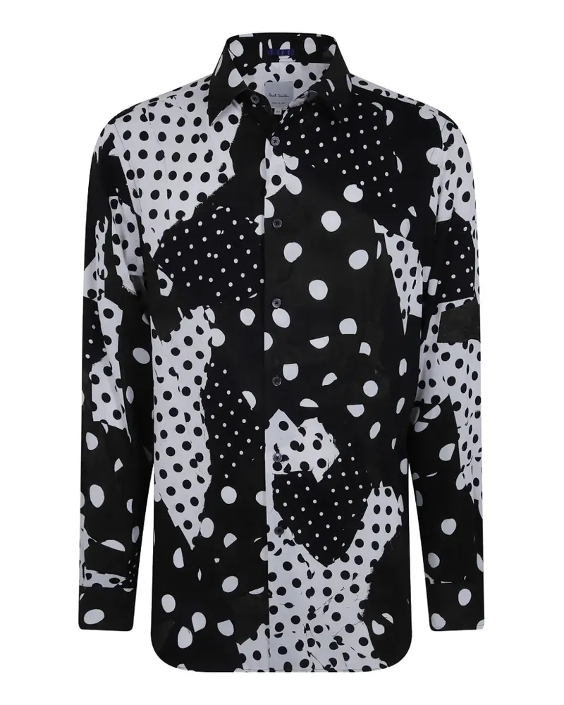 Paul Smith Hemd mit Print - Schwarz Schwarz