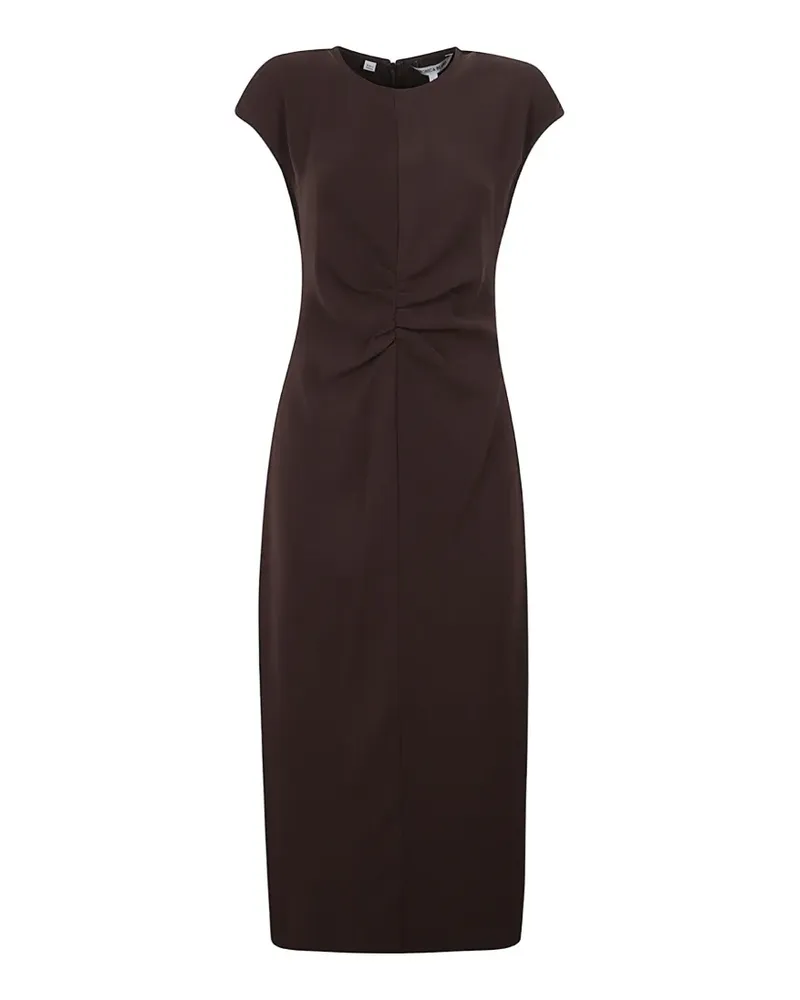 Veronica Beard ruched-detail dress - Braun Braun