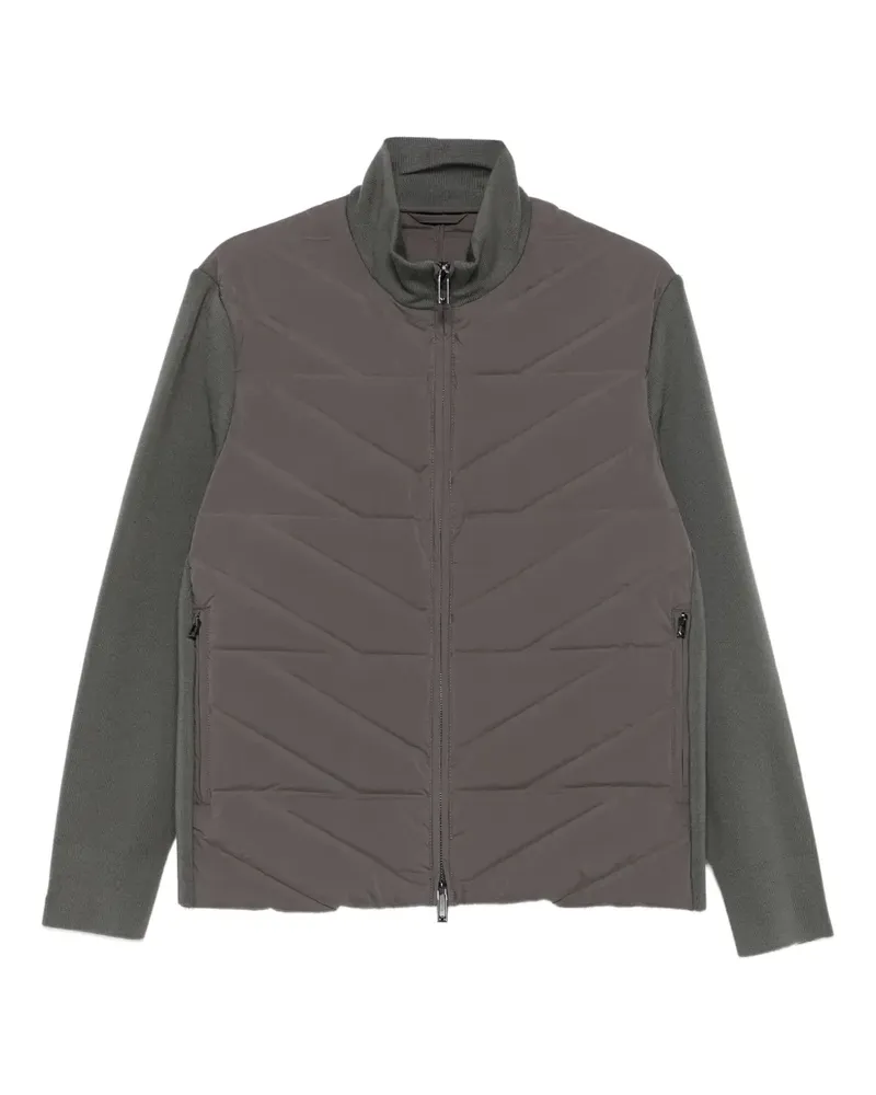 Emporio Armani Jacke mit Steppeinsätzen - Grau Grau