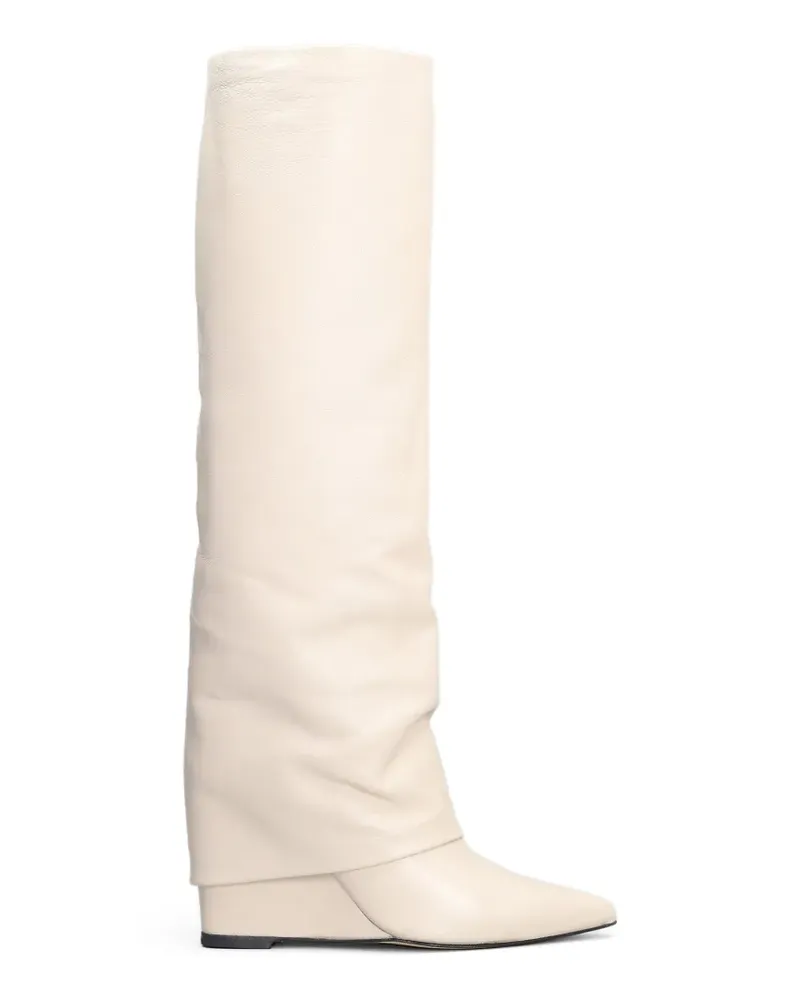 The Seller Stiefel mit spitzer Kappe - Nude Nude