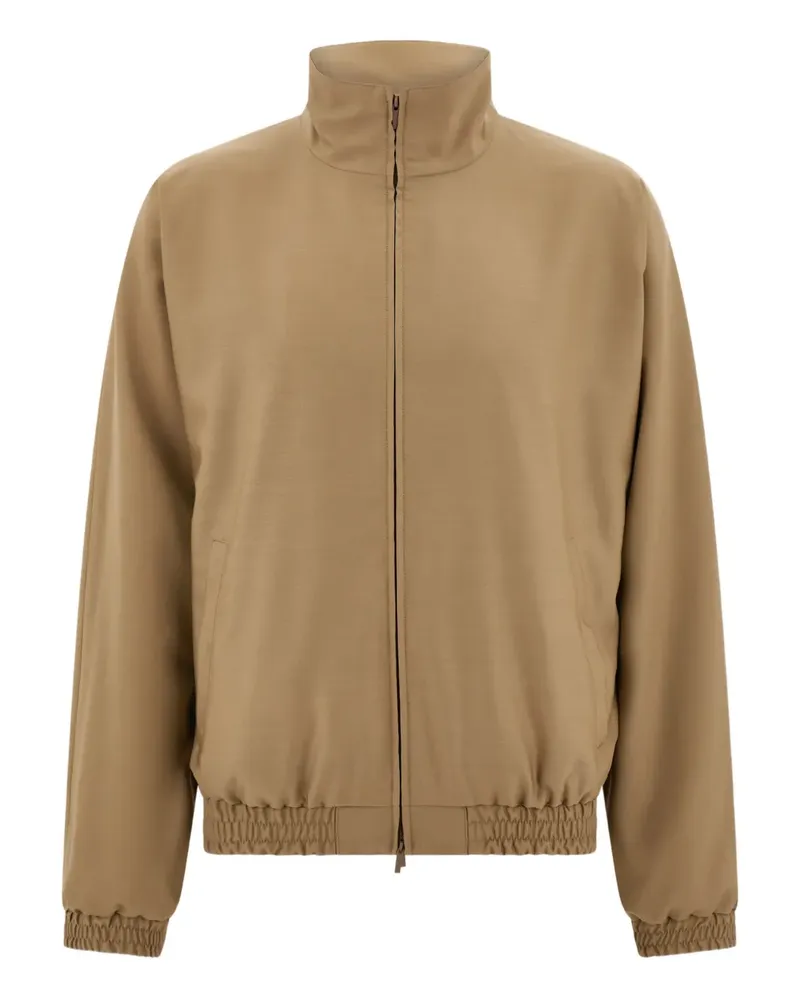 Ferragamo Wendbare Jacke mit Stehkragen - Nude Nude