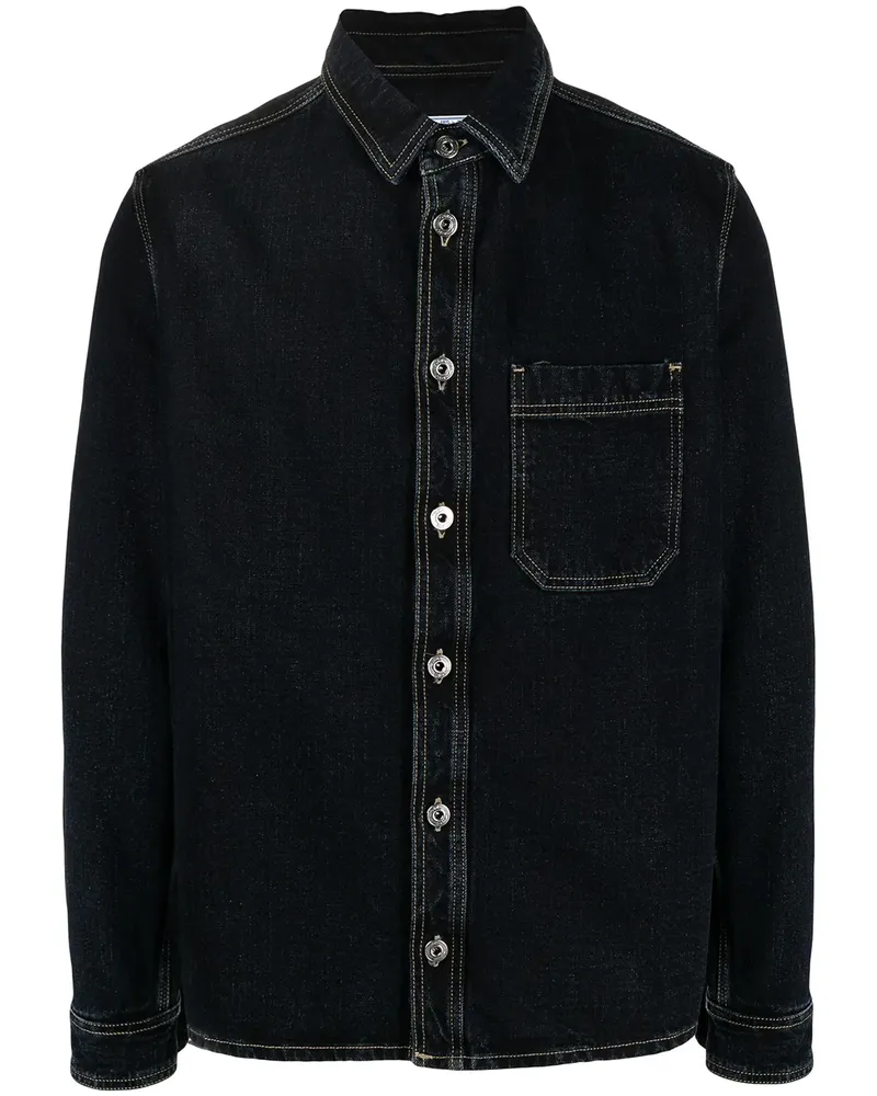 OFF-WHITE Langärmeliges Jeanshemd - Blau Blau