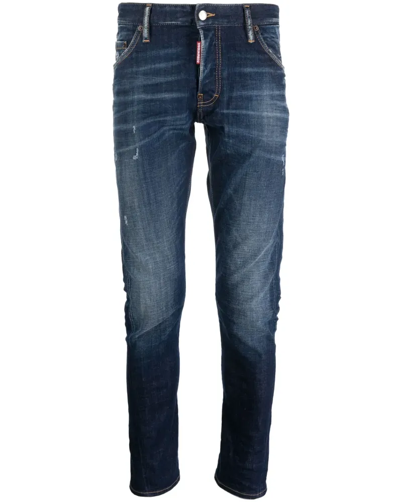 Dsquared2 Schmale Hose - Blau Blau