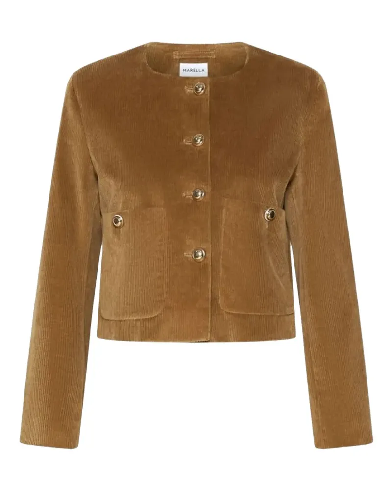 MARELLA Jacke mit Knöpfen - Braun Braun