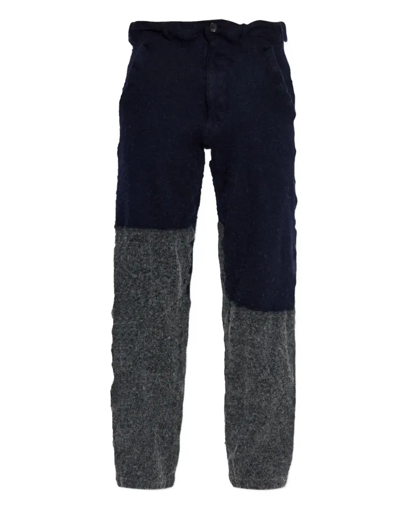 Comme des Garçons Zweifarbige Hose - Blau Blau
