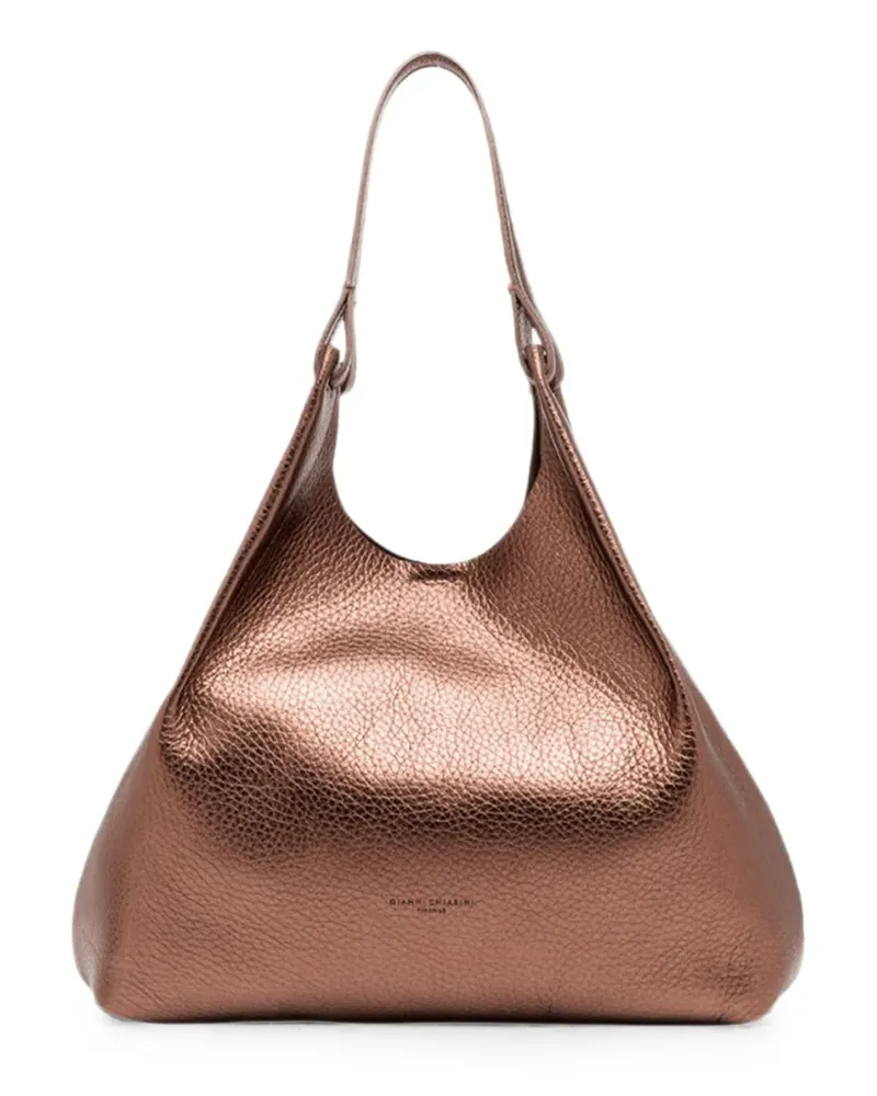 Gianni Chiarini large Dua leather shoulder bag - Braun Braun
