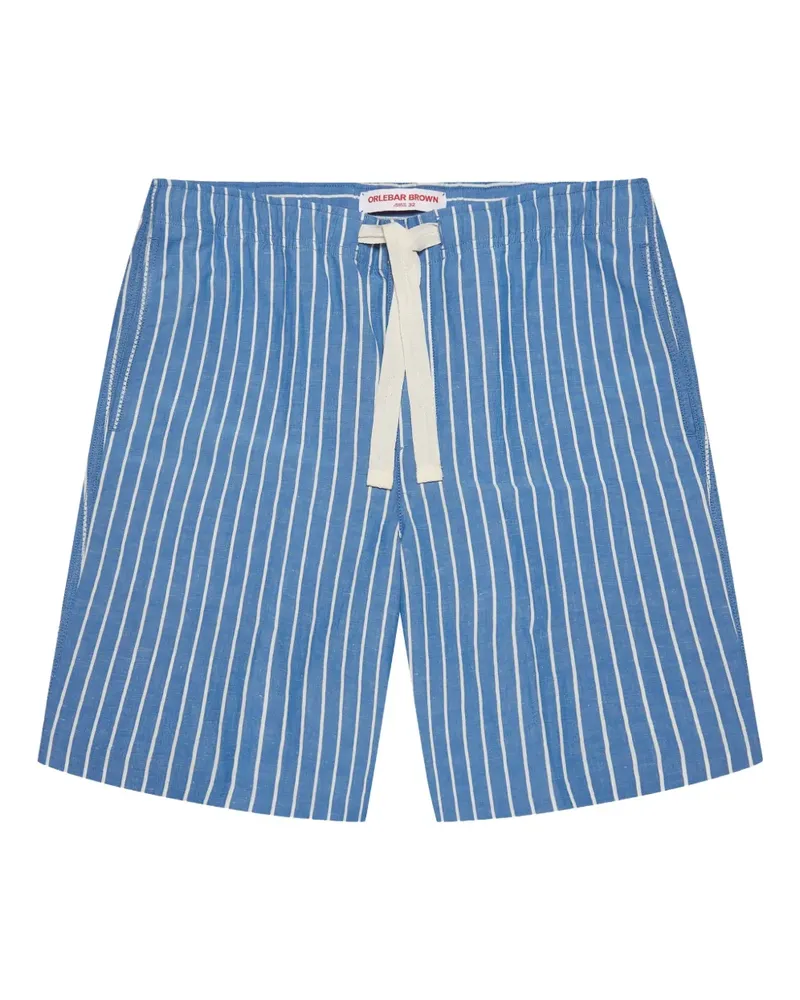 Orlebar Brown Gestreifte Badeshorts - Blau Blau