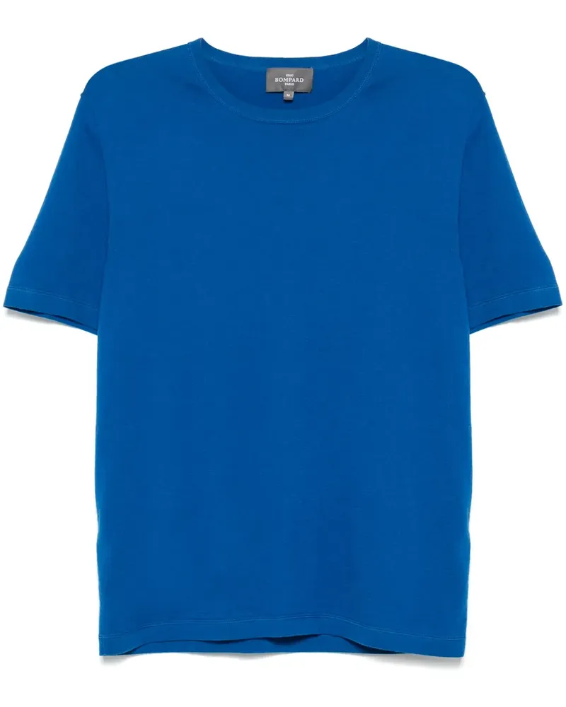 Eric Bompard Fein gestricktes T-Shirt - Blau Blau