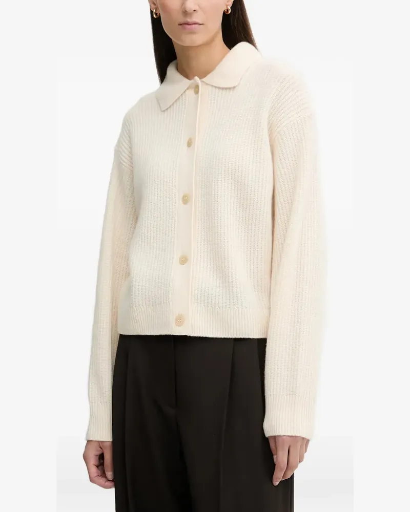 Marc O'Polo collared buttoned cardigan - Nude Nude
