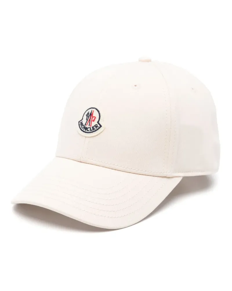 Moncler Baseballkappe mit Logo-Patch - Nude Nude