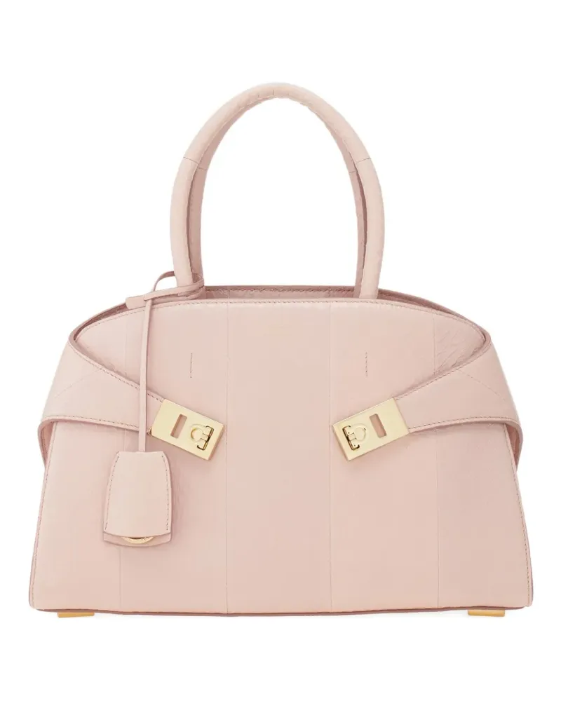Ferragamo Mittelgroßer Hug Shopper - Rosa Rosa
