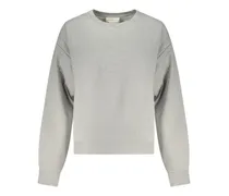 Relaxed Monogram Fleece Sweatshirt - Grau