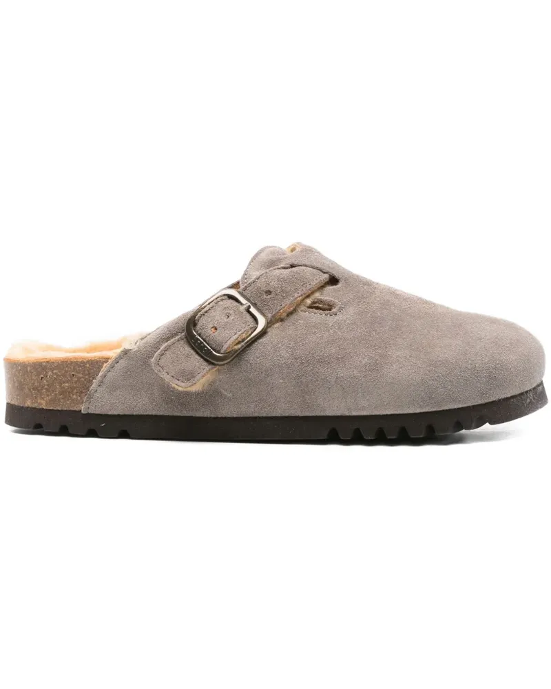 Scholl Fae suede mules - Grau Grau