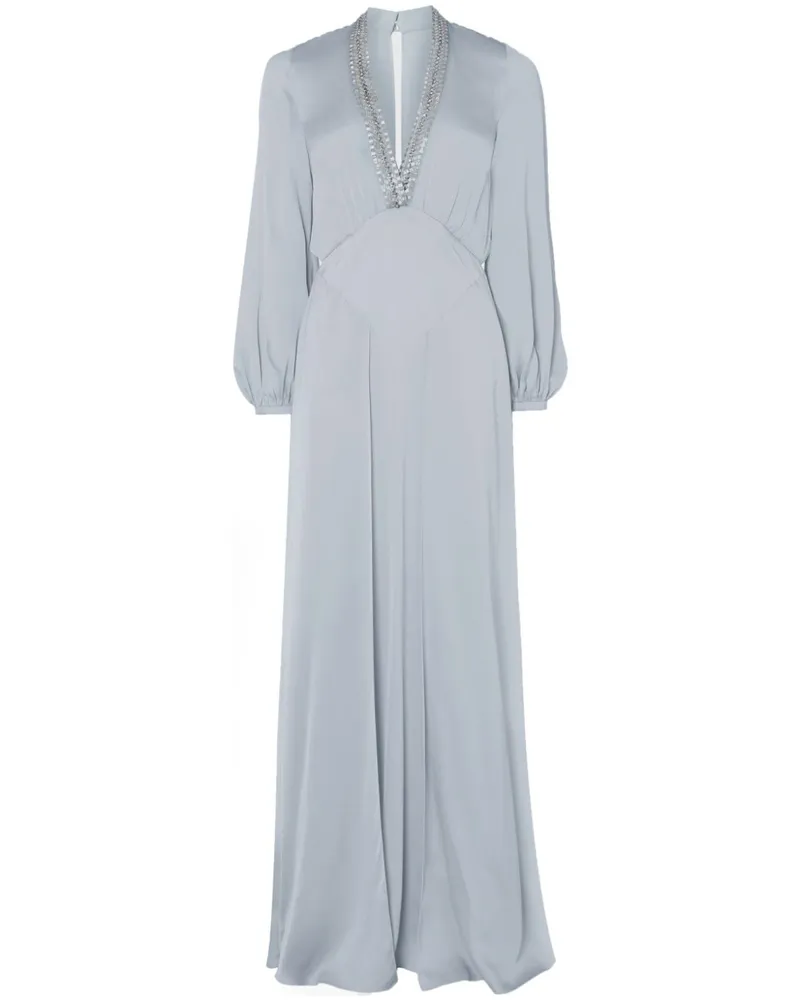 Temperley London Nina Maxikleid - Grau Grau