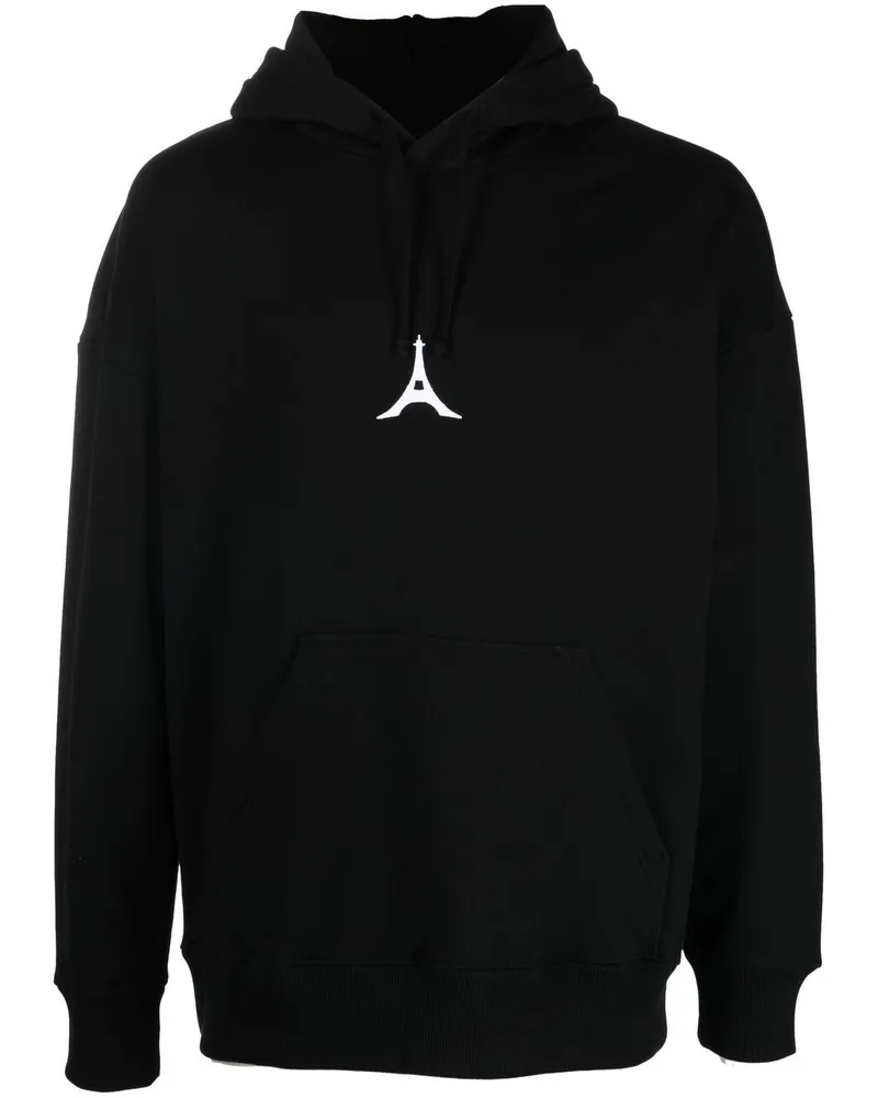 Givenchy Hoodie mit Logo-Patch - Schwarz Schwarz