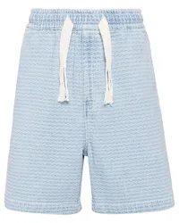 FIVE CM Shorts mit Jacquardmuster Blau