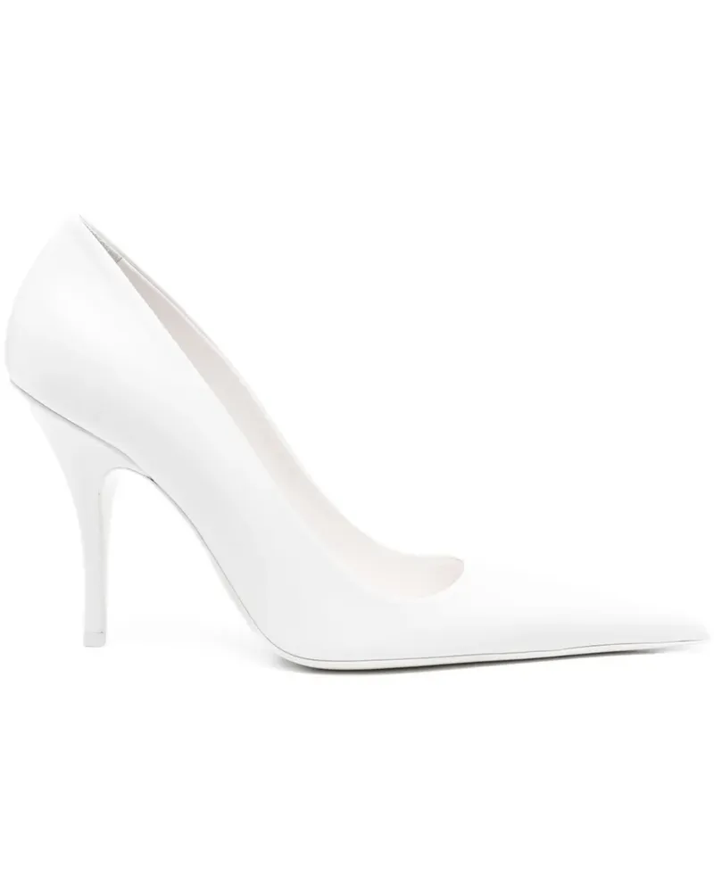 VETEMENTS Spitze Stiletto-Pumps 100mm - Weiß Weiß