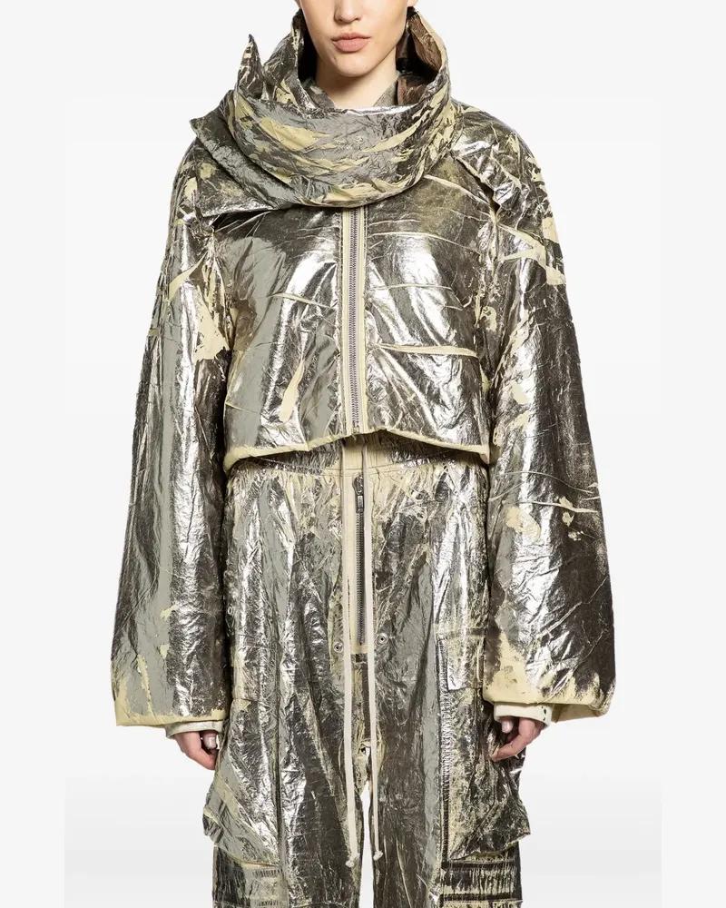 DRKSHDW by Rick Owens Jacke mit Reißverschluss - Silber Silber