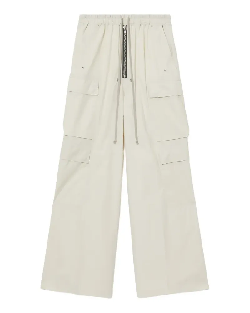 Rick Owens drawstring-waist cargo pants - Nude Nude