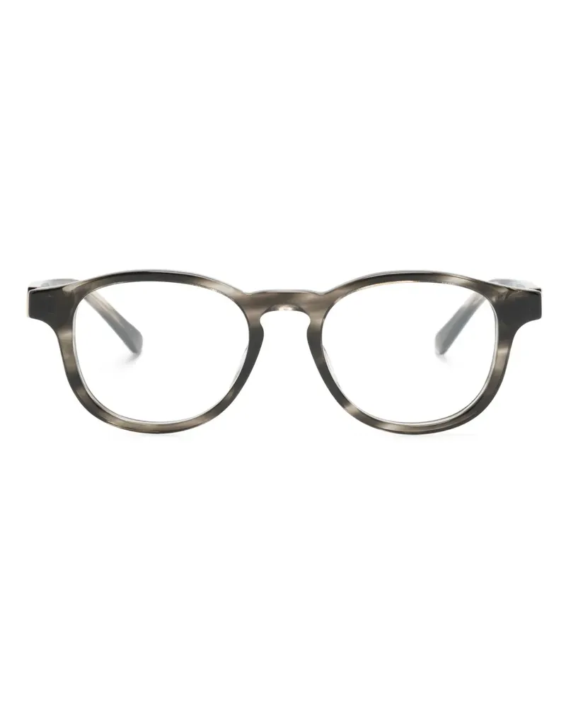 Gucci Brille mit rundem Gestell - Braun Braun