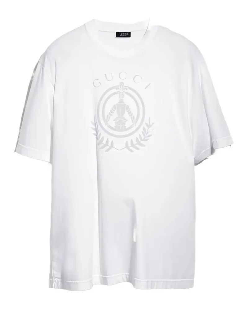 Gucci T-Shirt mit Logo-Print - Weiß Weiß