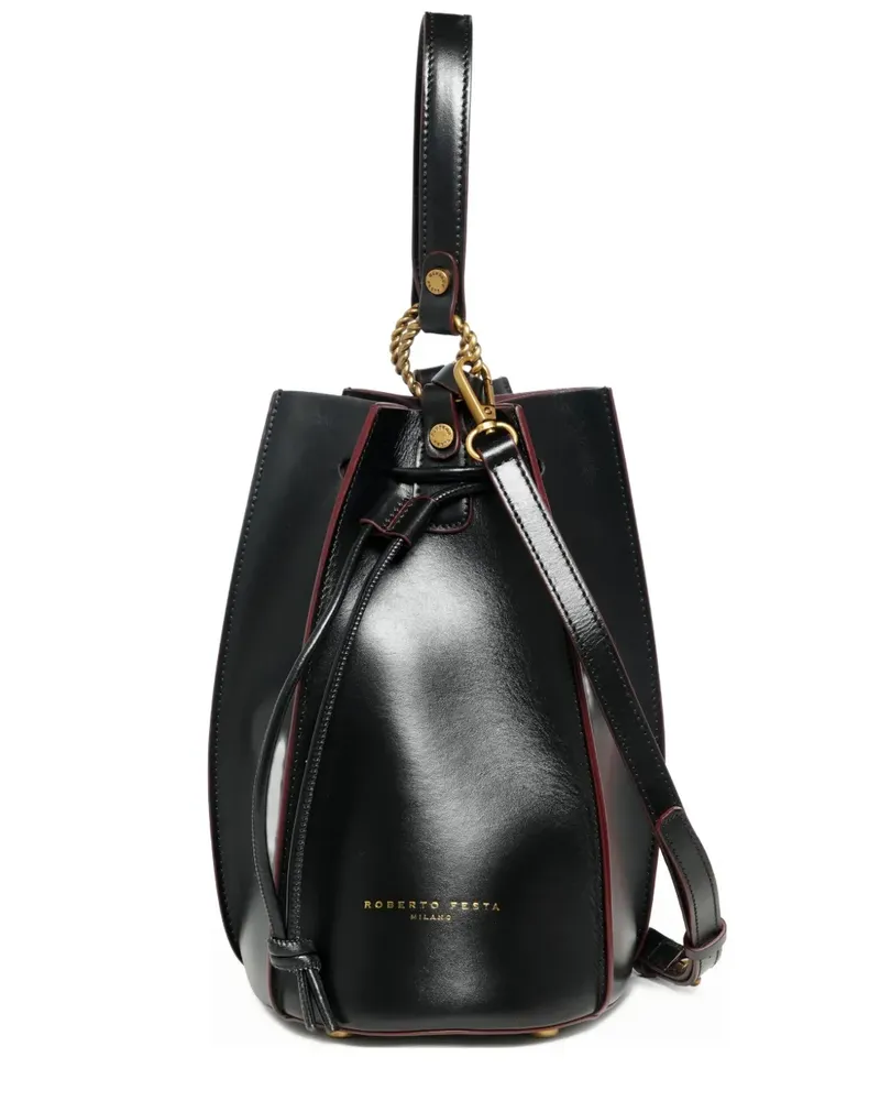 FESTA Milano Kleine Safira Beuteltasche - Schwarz Schwarz