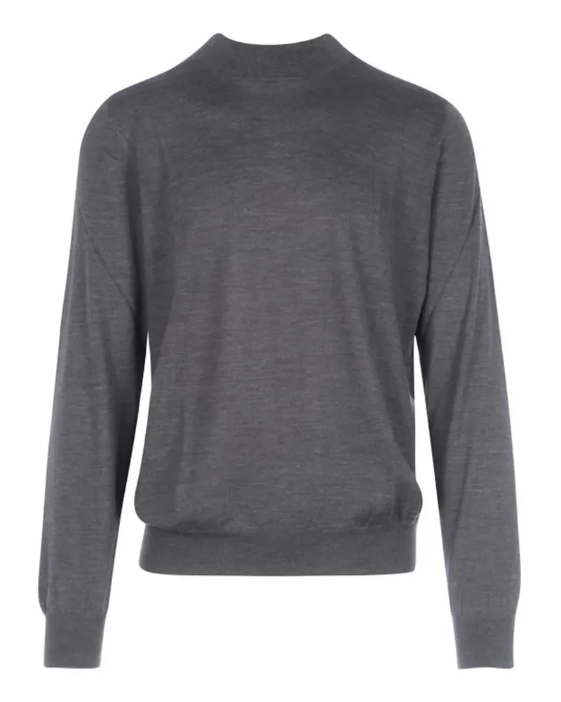 Gran Sasso Pullover mit Stehkragen - Grau Grau