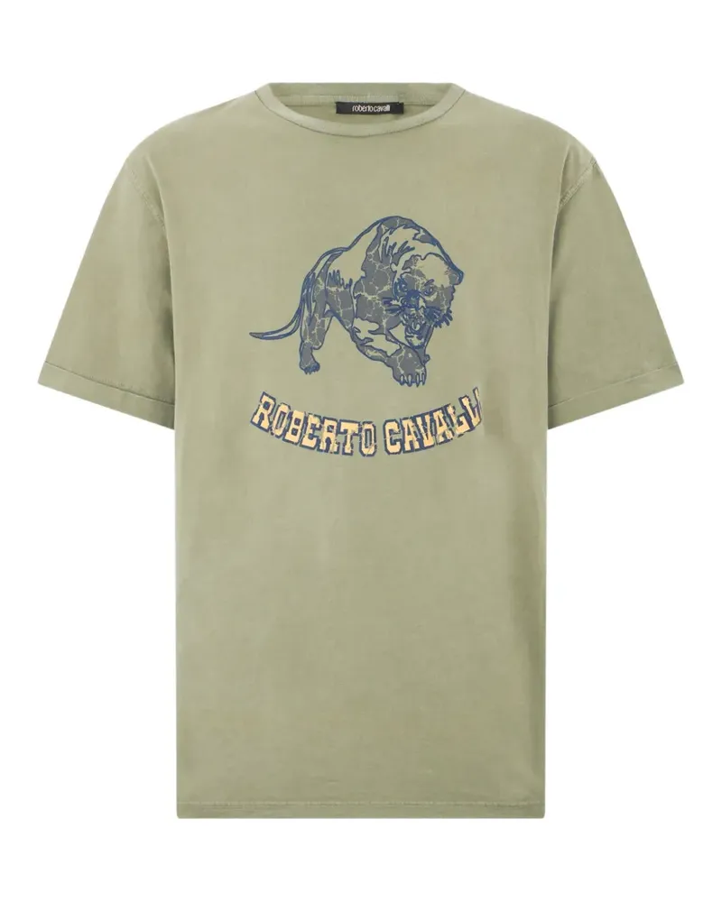 Roberto Cavalli Sage T-Shirt - Grün Grün