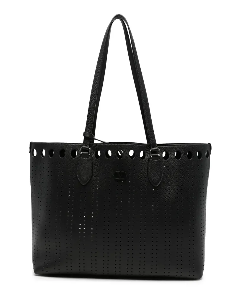 Valentino Garavani Mittelgroßer Dottie Tote Bag - Schwarz Schwarz