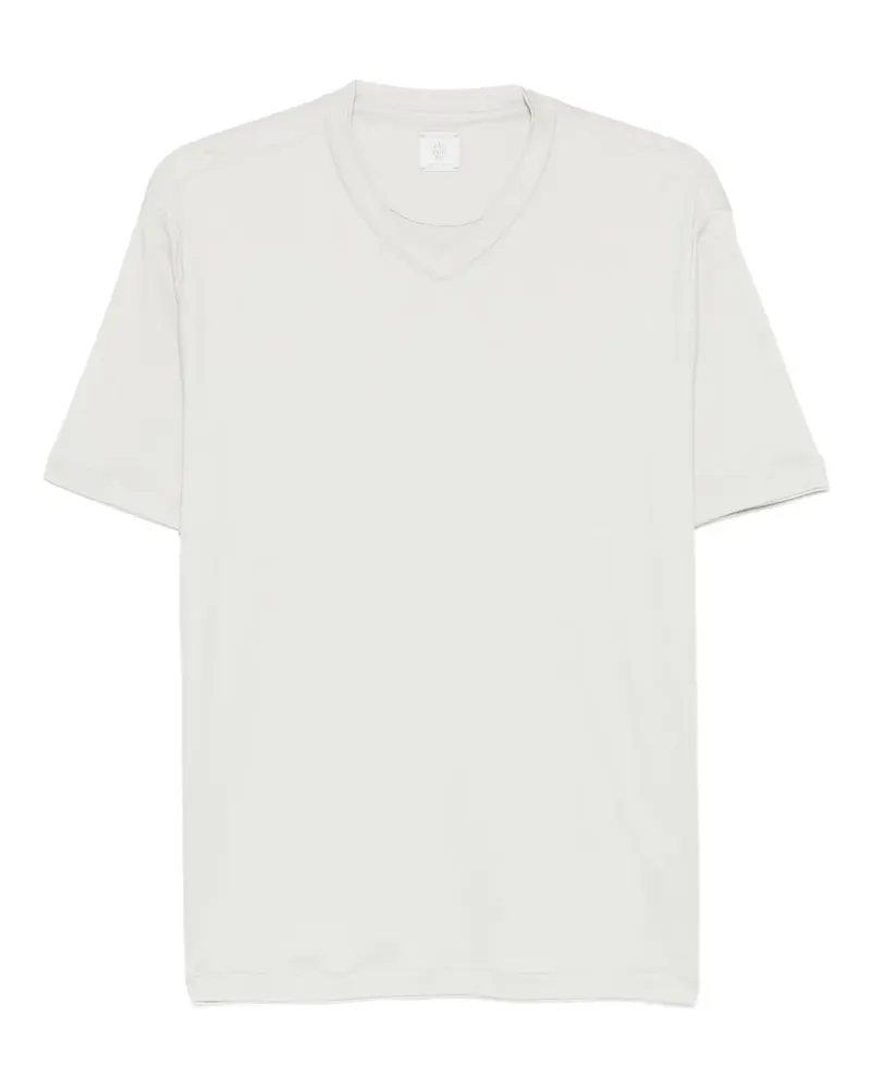 Eleventy T-Shirt mit V-Ausschnitt - Nude Nude