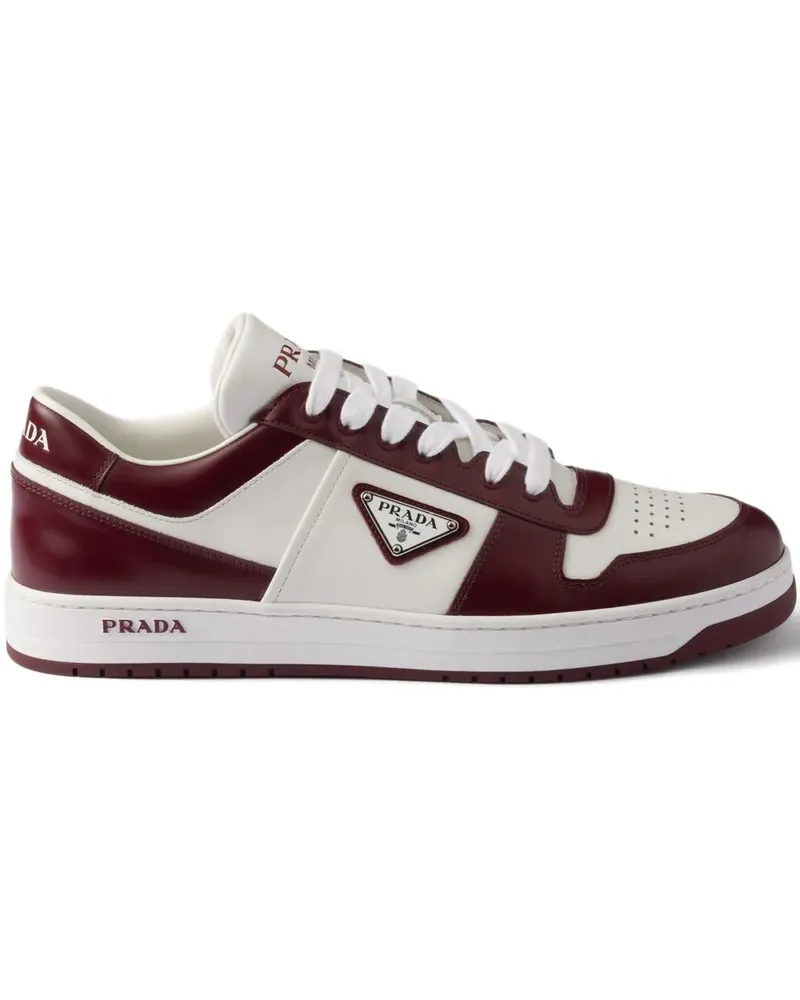 Prada Downtown Sneakers mit Einsätzen - Rot Rot