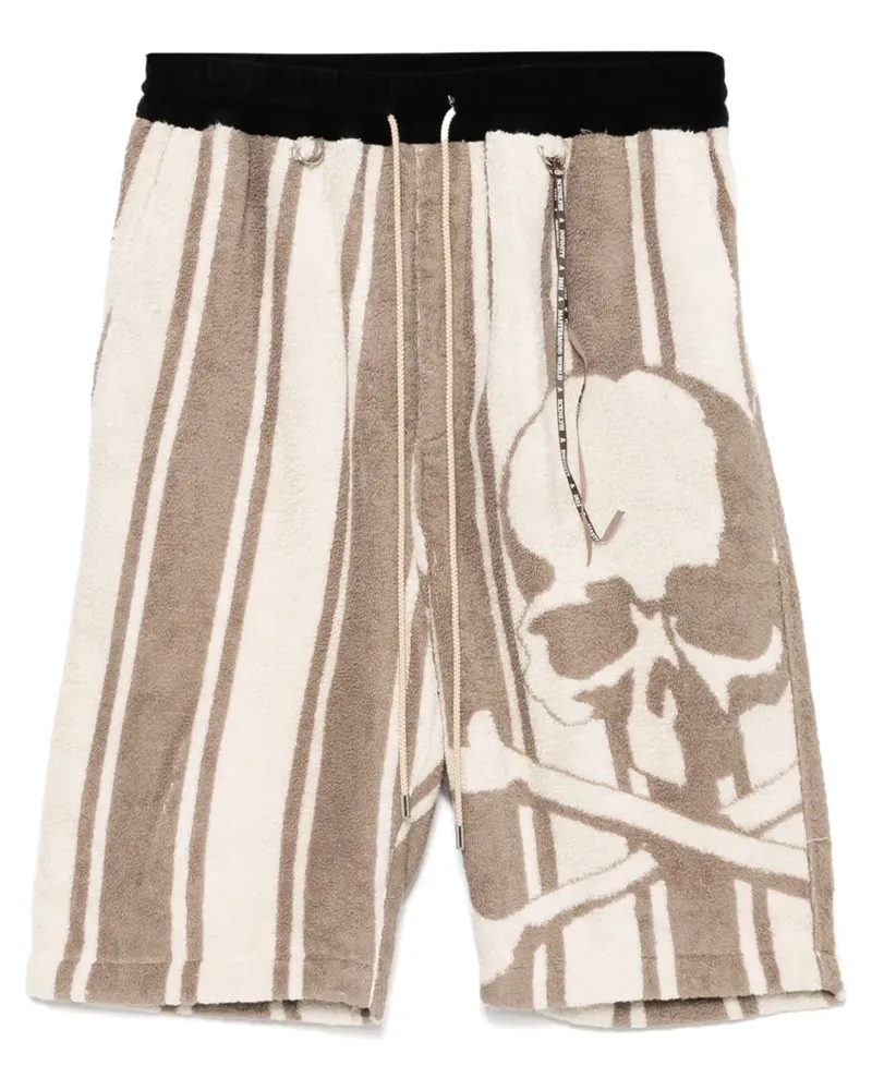 Mastermind World Shorts mit Logo-Jacquardmuster - Nude Nude