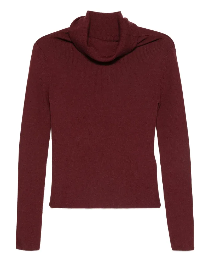 MARELLA Gerippter Wollpullover - Rot Rot