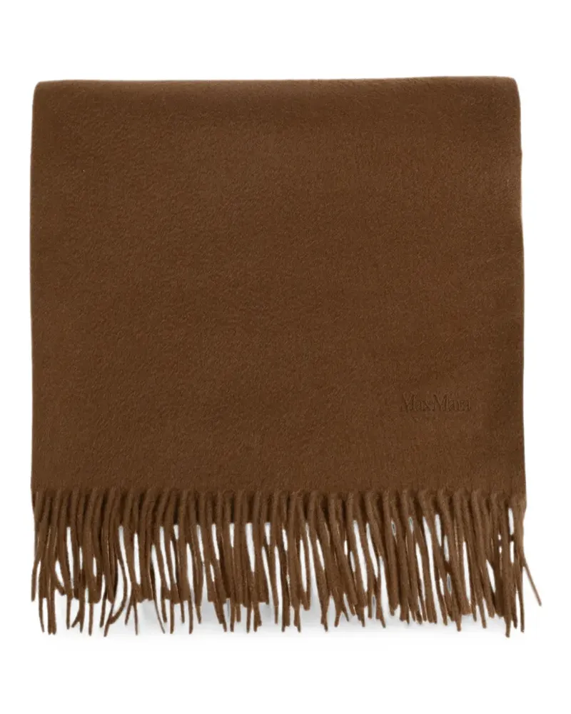 Max Mara fringed cashmere scarf - Braun Braun