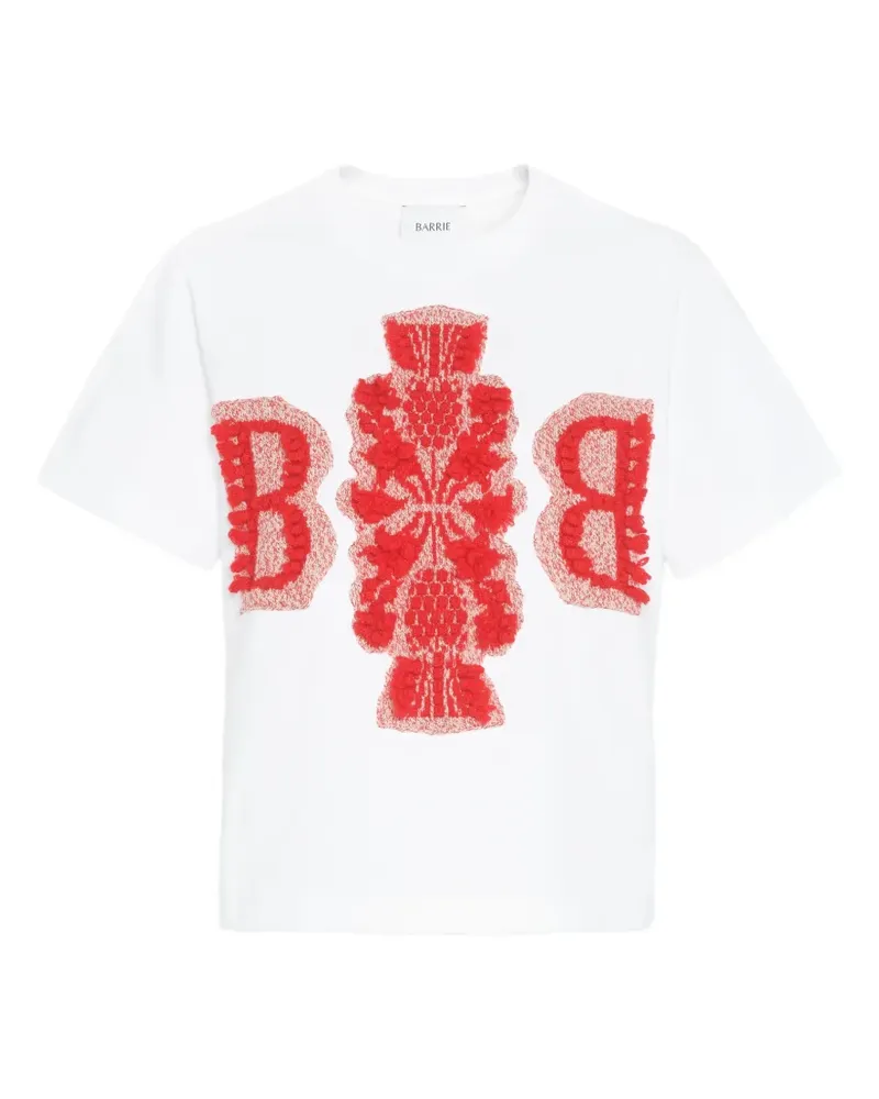 Barrie T-Shirt mit Logo-Patch - Weiß Weiß