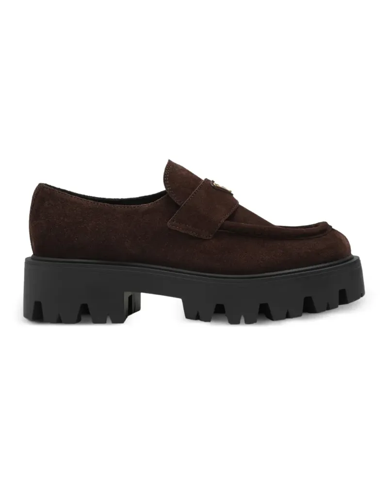 Prada suede loafers - Braun Braun