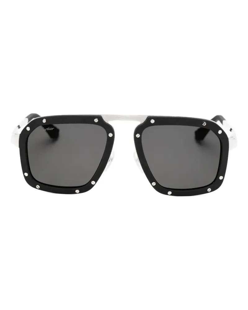 Cartier square-frame sunglasses - Schwarz Schwarz