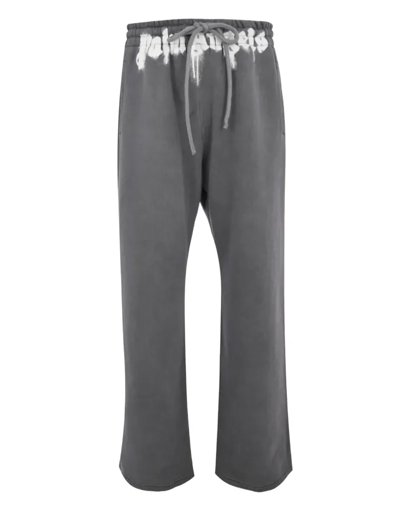 Palm Angels logo-waist sweatpants - Grau Grau