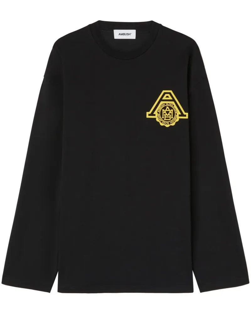 AMBUSH AMB Scholarship T-Shirt aus Bio-Baumwolle - Schwarz Schwarz