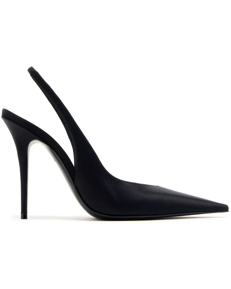Amina Muaddi Anok Pumps 105mm - Schwarz Schwarz