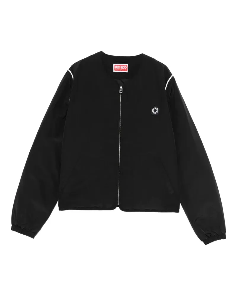 Kenzo Bloke Flower 2.0 zip logo jacket - Schwarz Schwarz
