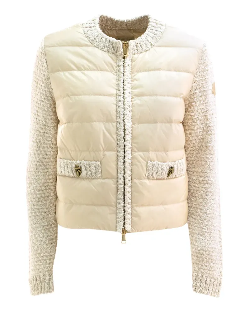 Moncler Jacke mit Steppeinsätzen - Nude Nude