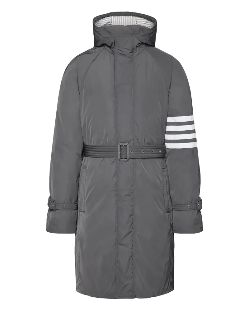 Thom Browne Daunenparka mit Kapuze - Grau Grau